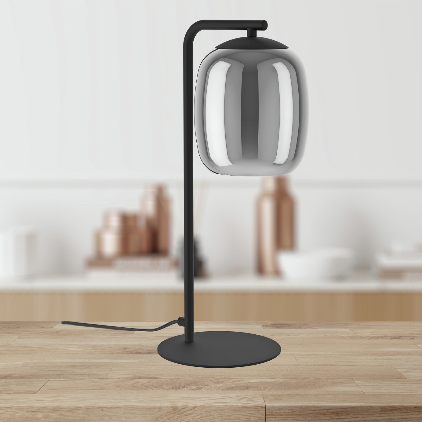 EGLO Ciampino Steel Table Lamp - Grey