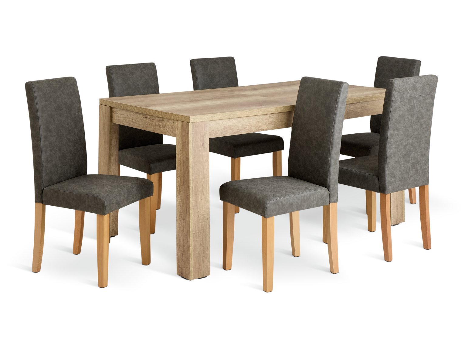 Argos Home Preston Extending Dining Table & 6 Chairs