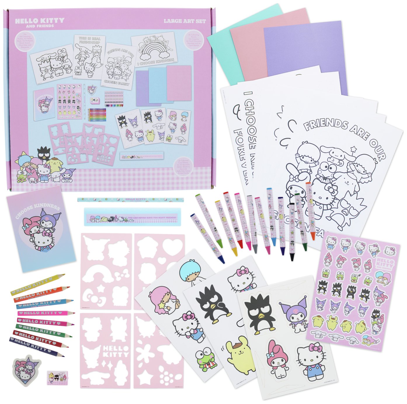 Hello Kitty Large Art Colouring Set