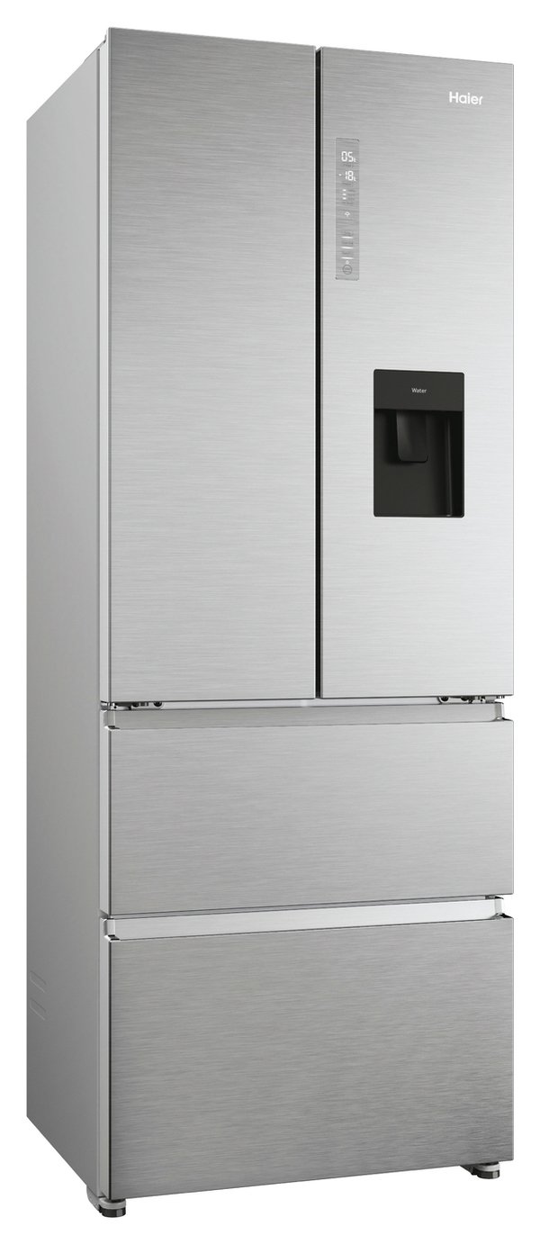 Haier HFR5719EWMP American Fridge Freezer- Inox