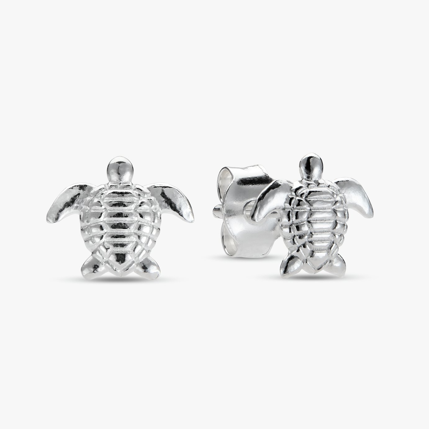 Revere Sterling Silver Turtle Stud Earrings