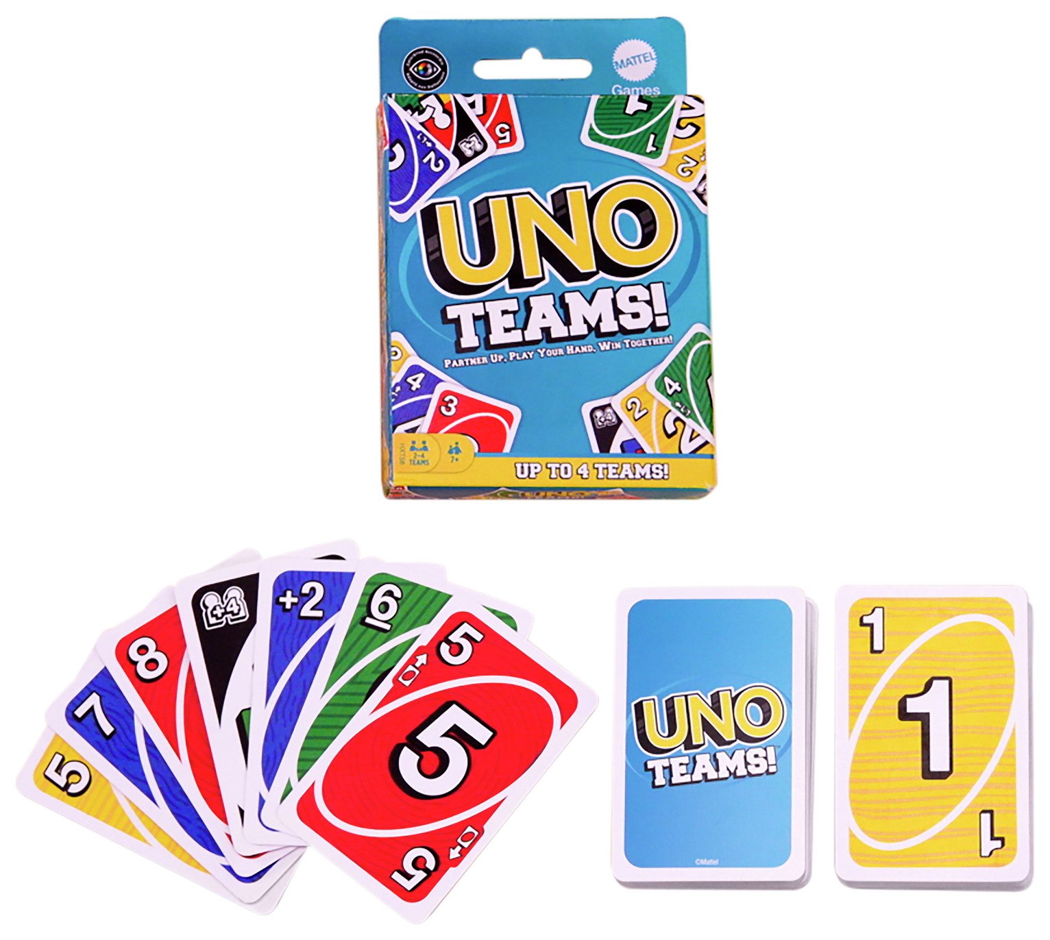 UNO Teams Card Game for Family Game Nights