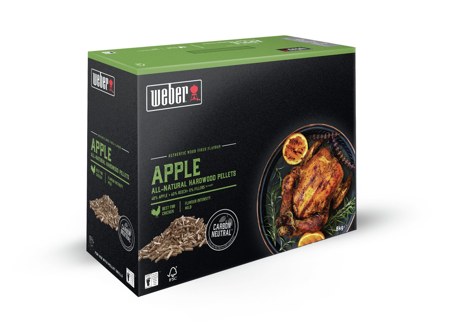 Weber Apple All-Natural Hardwood Pellets