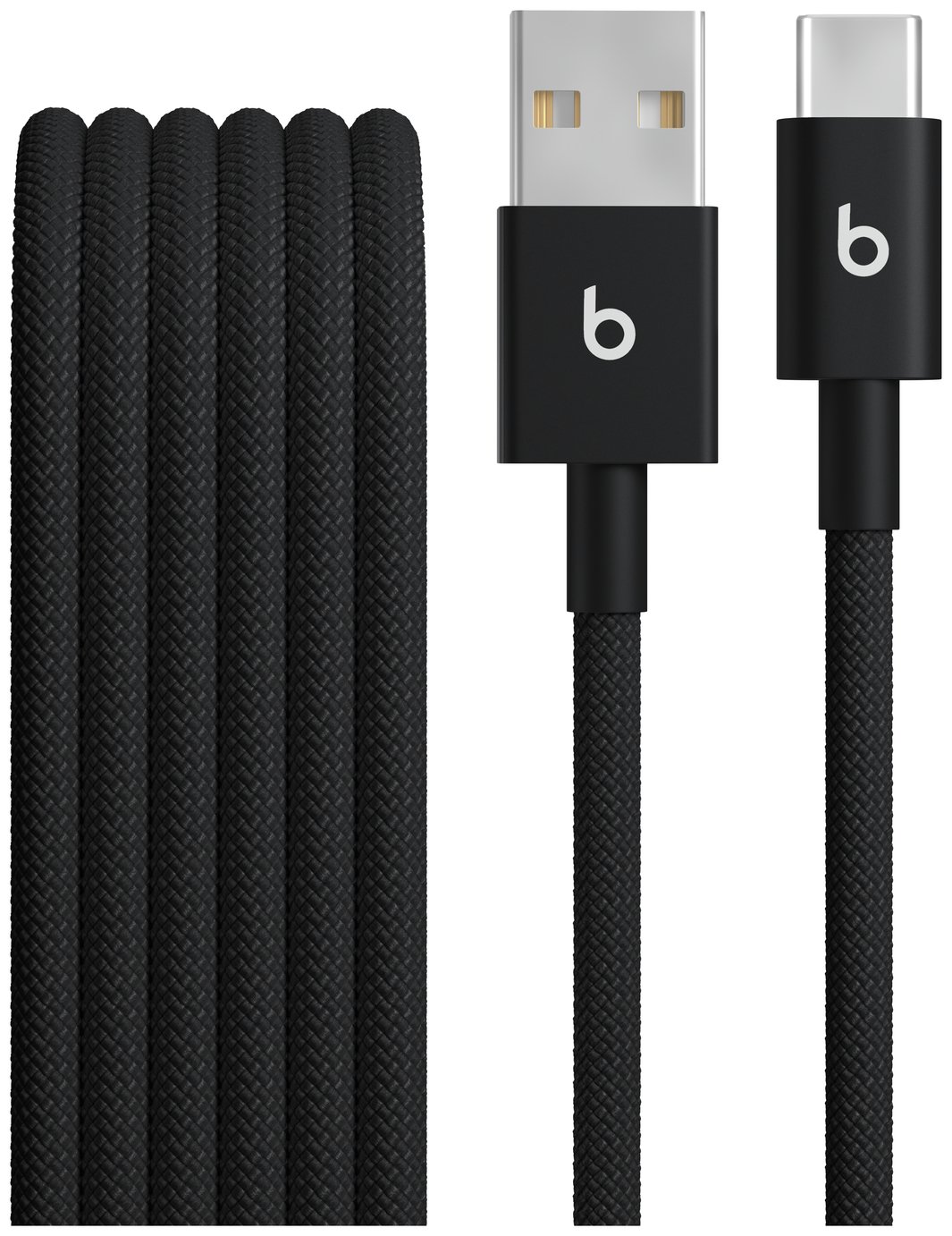 Apple Beats USB A to USB C Woven Cable - Bolt Black