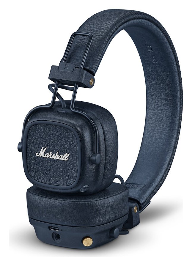 Marshall Major V On-Ear Wireless Headphones - Midnight Blue