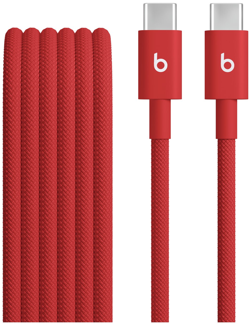 Apple Beats USB C to USB C Woven Cable - Rapid Red