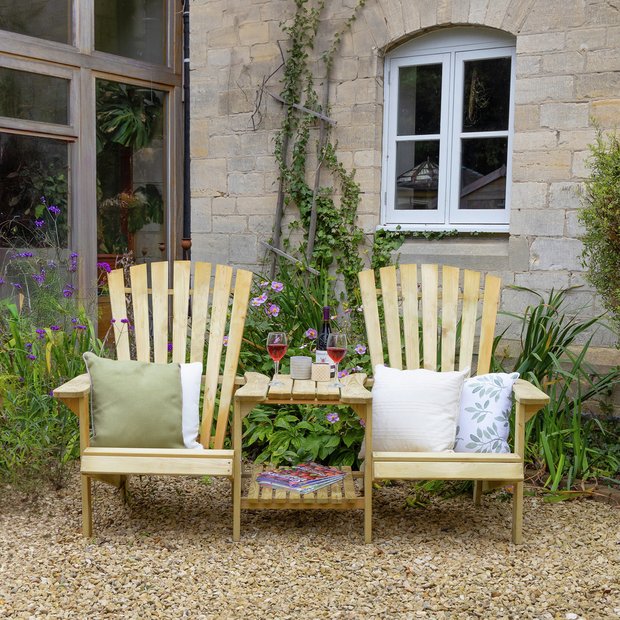 Adda Heights Garden Seat Pads Argos Dextrus Beige Indoor/Outdoor