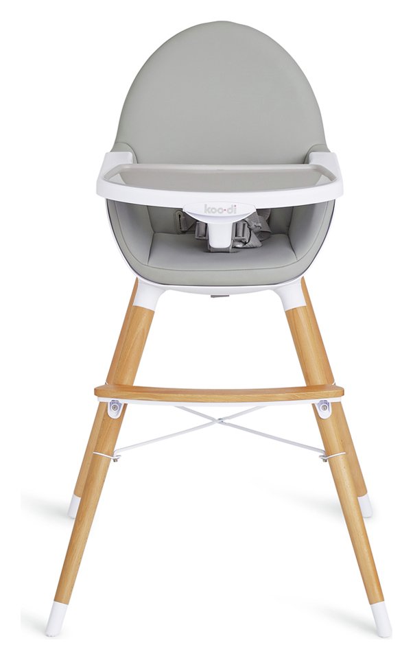 Buy Koo-di Duo Wooden High Chair - Grey 