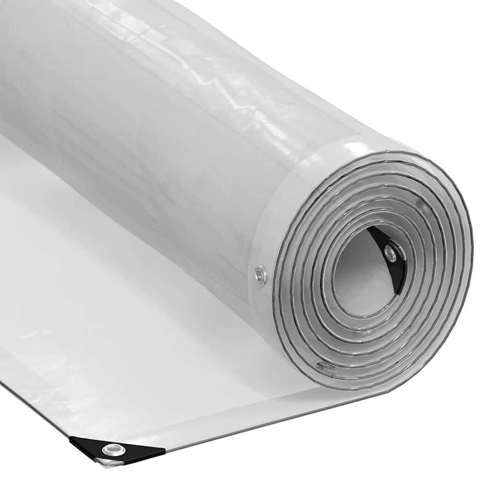 Walplus Plant Cover with Eyelets - Transparent and Black - 300 x 600 cm