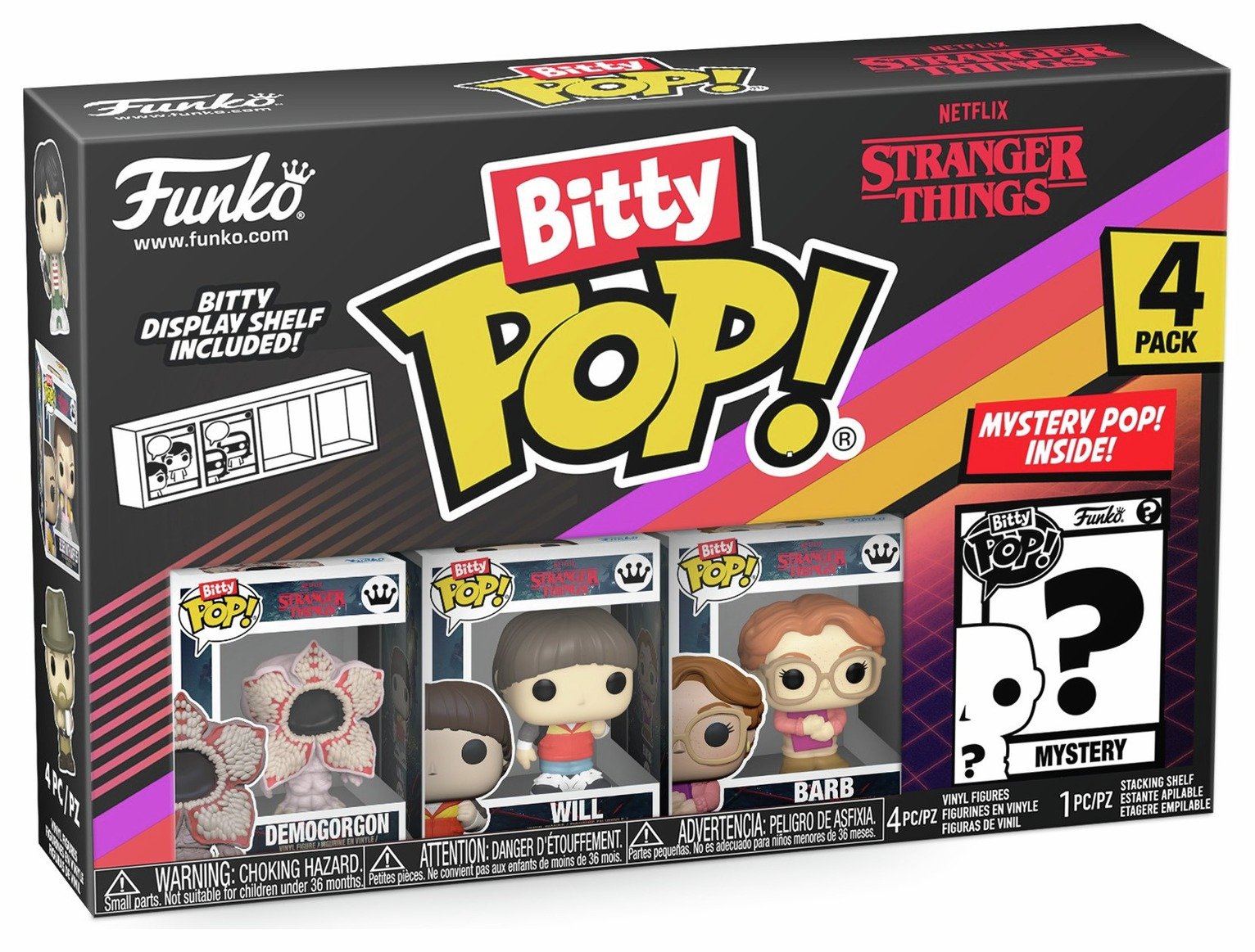Funko Bitty POP! Stranger Things Demogorgon Figure-Pack of 4