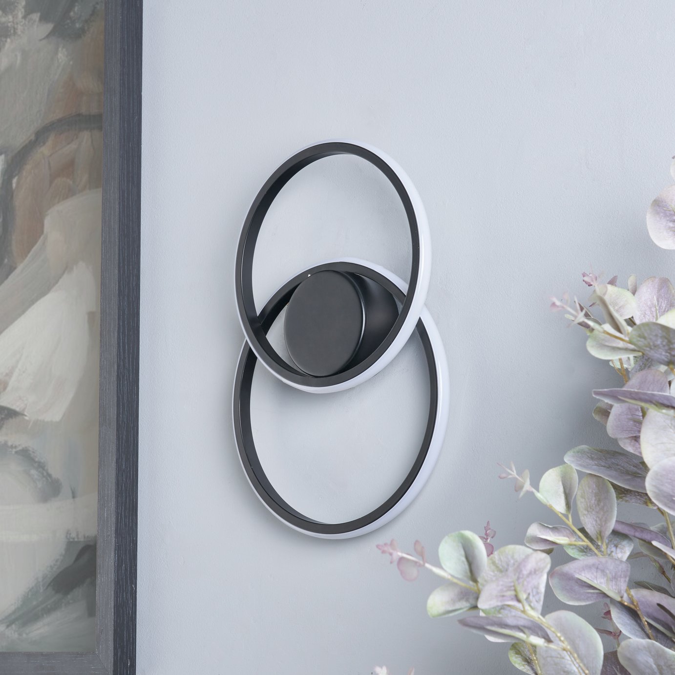 BHS Eye Metal LED Wall Light - Black