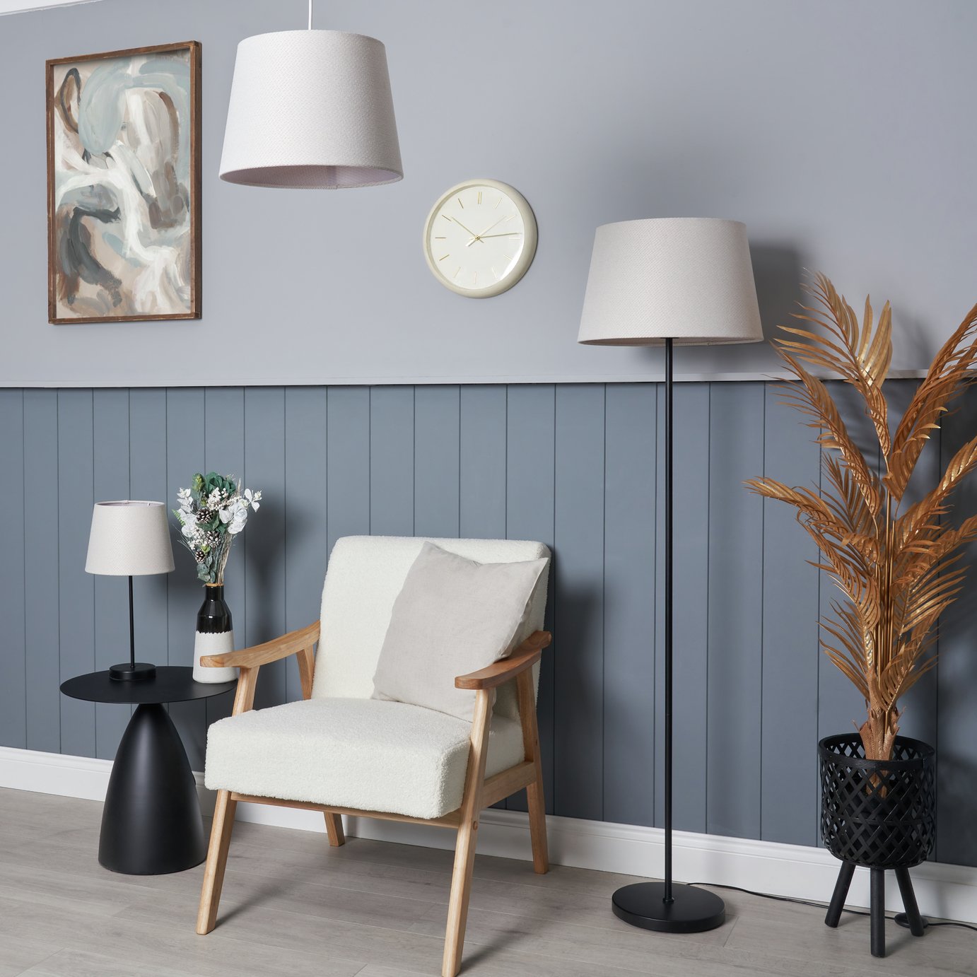 BHS Trinity Set of 3 Lamps