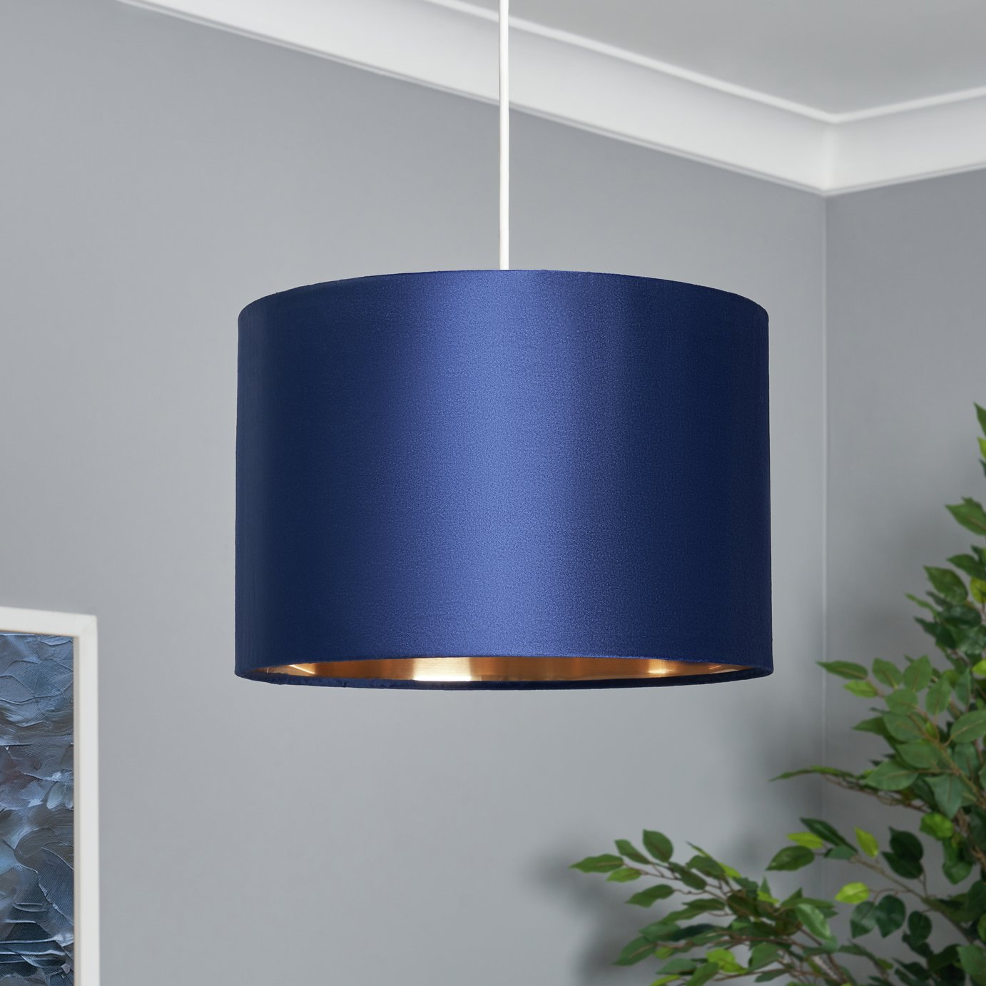 BHS Vera Velvet Easy Fit Lampshade