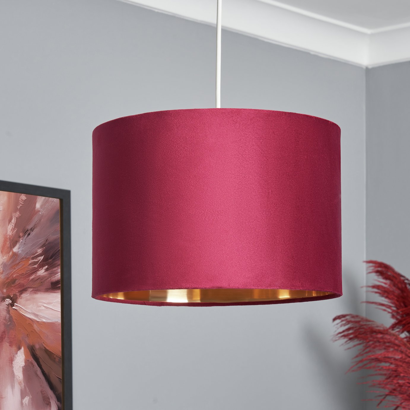 BHS Vera Velvet Easy Fit Lampshade