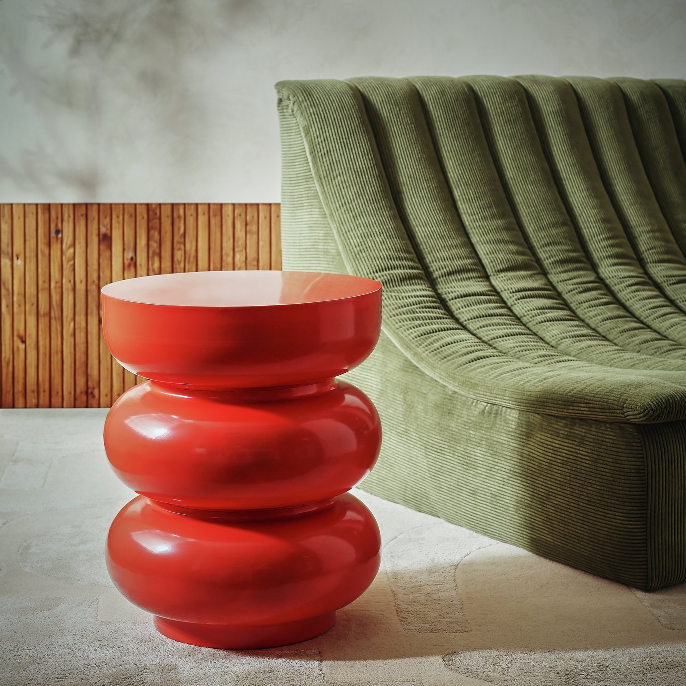 Habitat Rune Side Table - Red