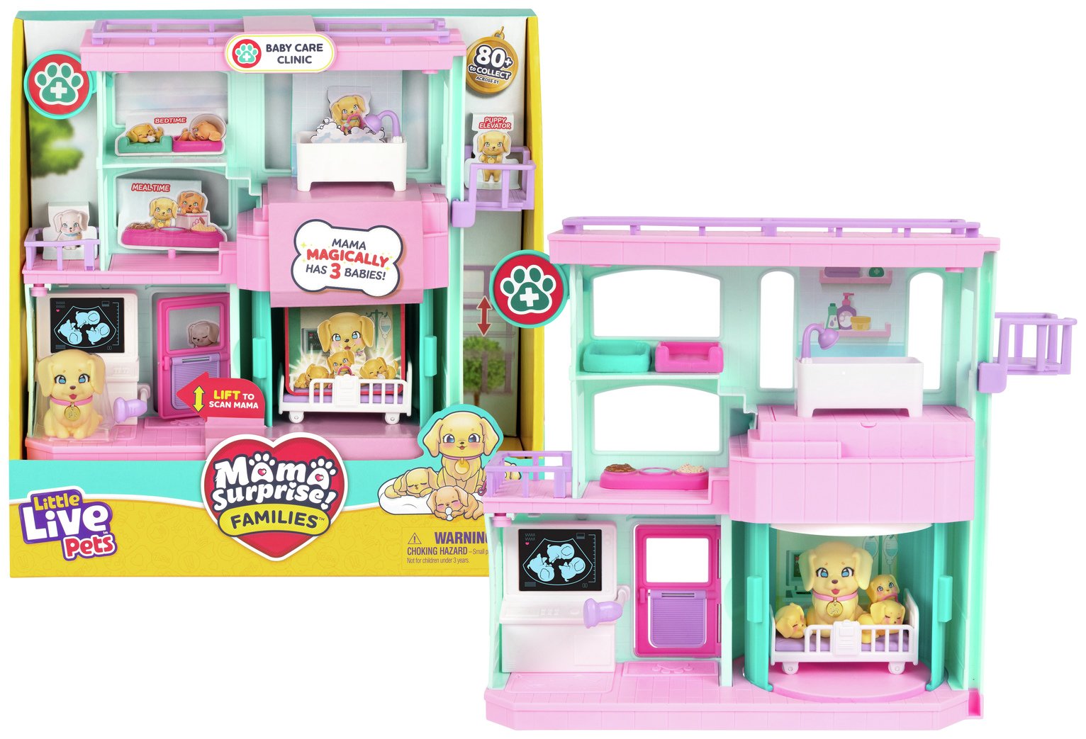 Little Live Pets Mama Surprise Families Baby Care Clinic