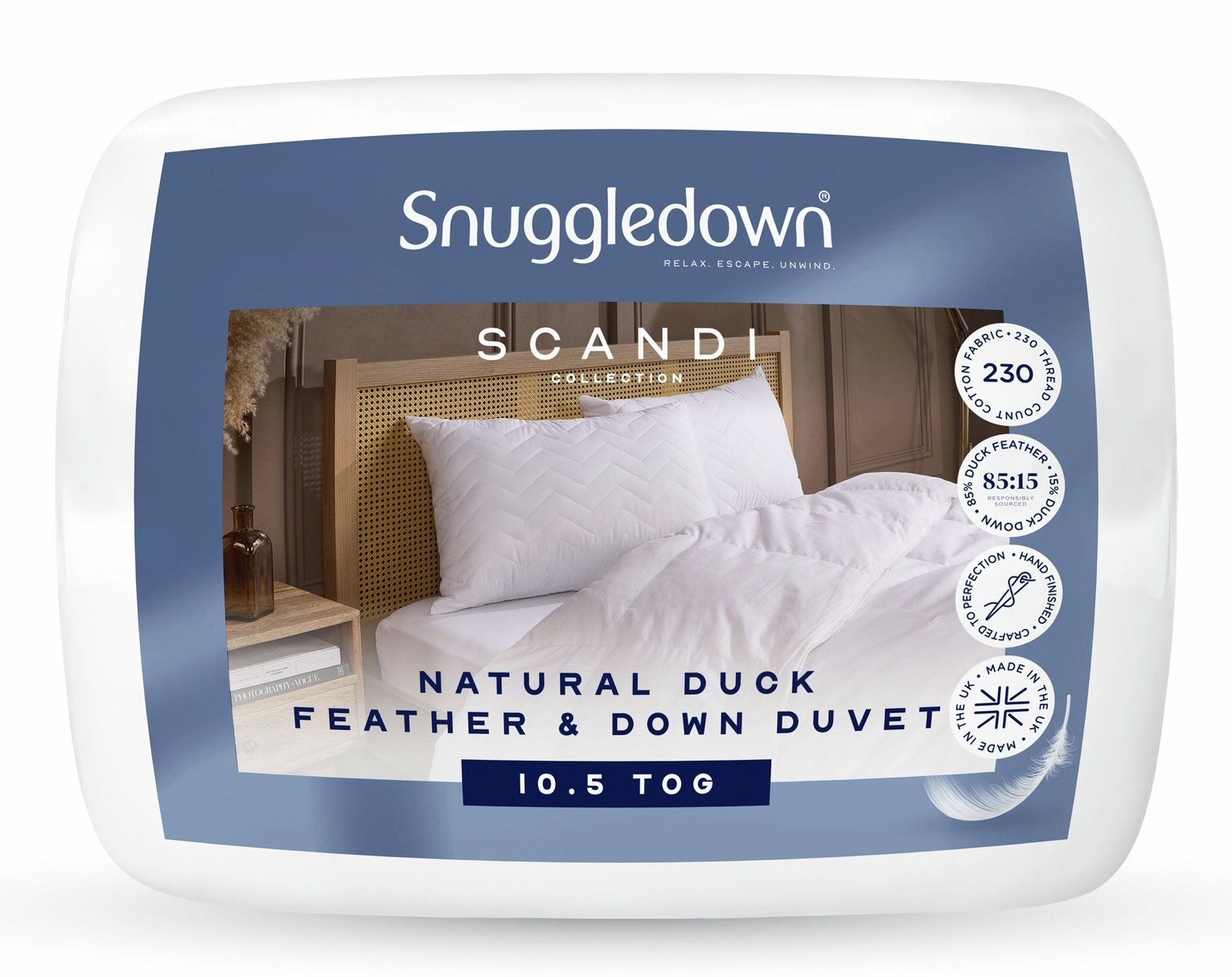 Snuggledown Scandi Duck 10.5 Tog Duvet