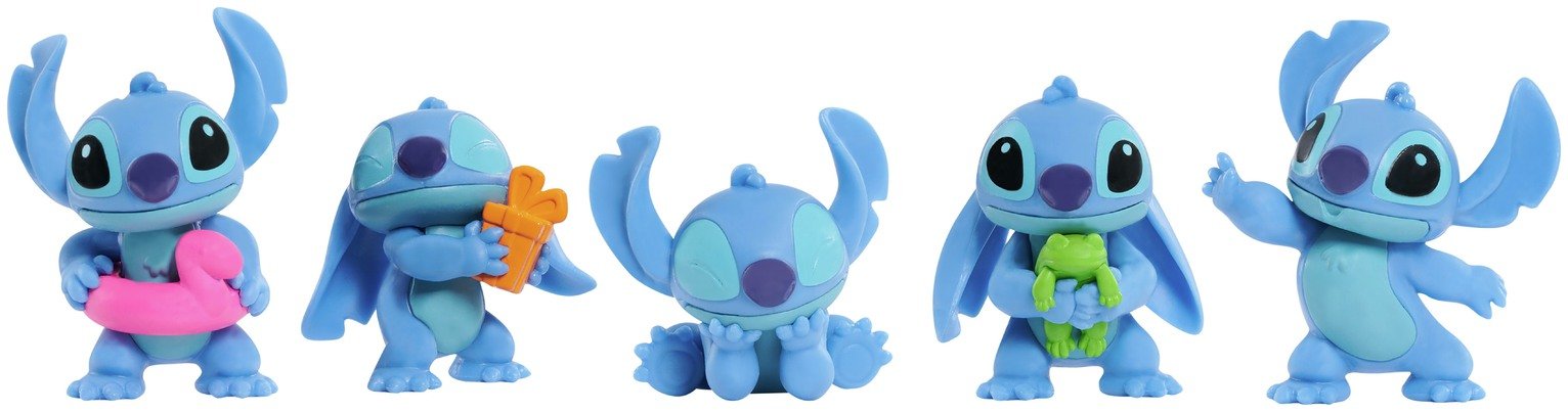 Disney Stitch Collectible Figure-Pack of 5