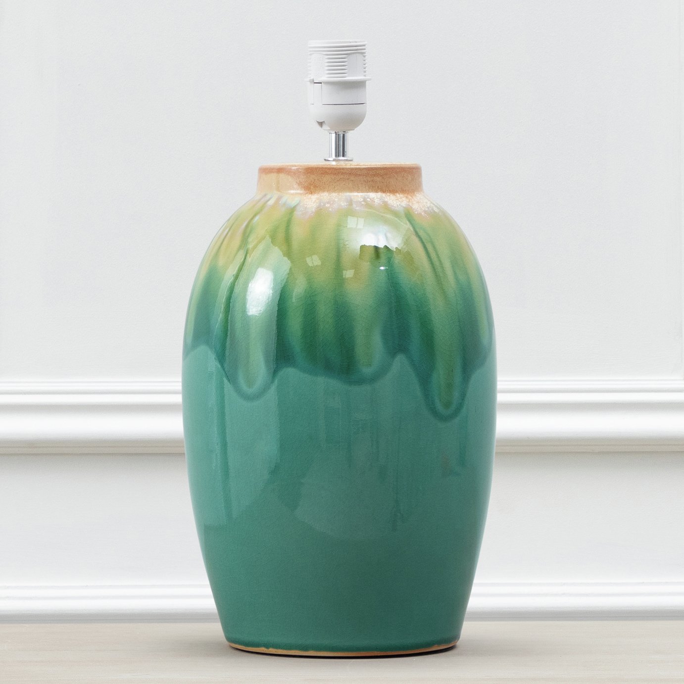 Voyage Maison Eucalypt Ceramic Table Lamp Base Only - Aqua