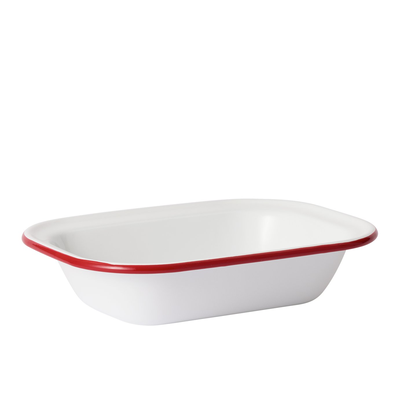 Argos Home 24cm Medium Carbon Steel Pie Dish - White
