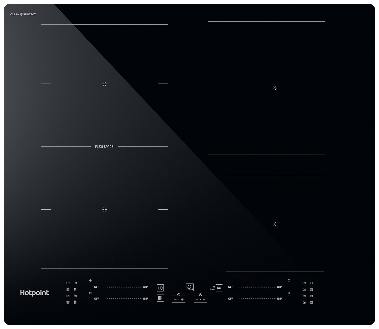 Hotpoint TS3560FCPNE Electric Induction Hob - Black