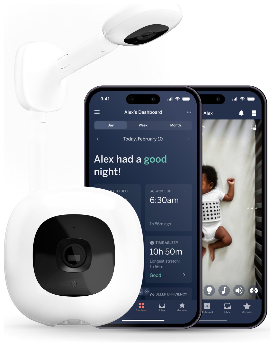 Nanit Pro Smart Baby Monitor With Wall Mount