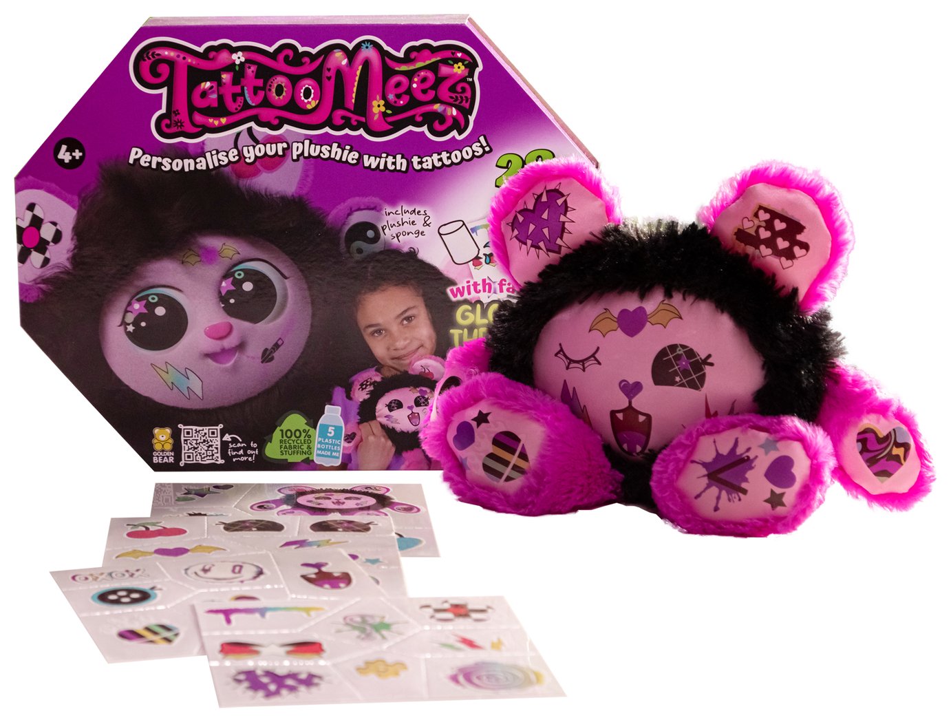 Tattoo Meez Black Plushie Pal