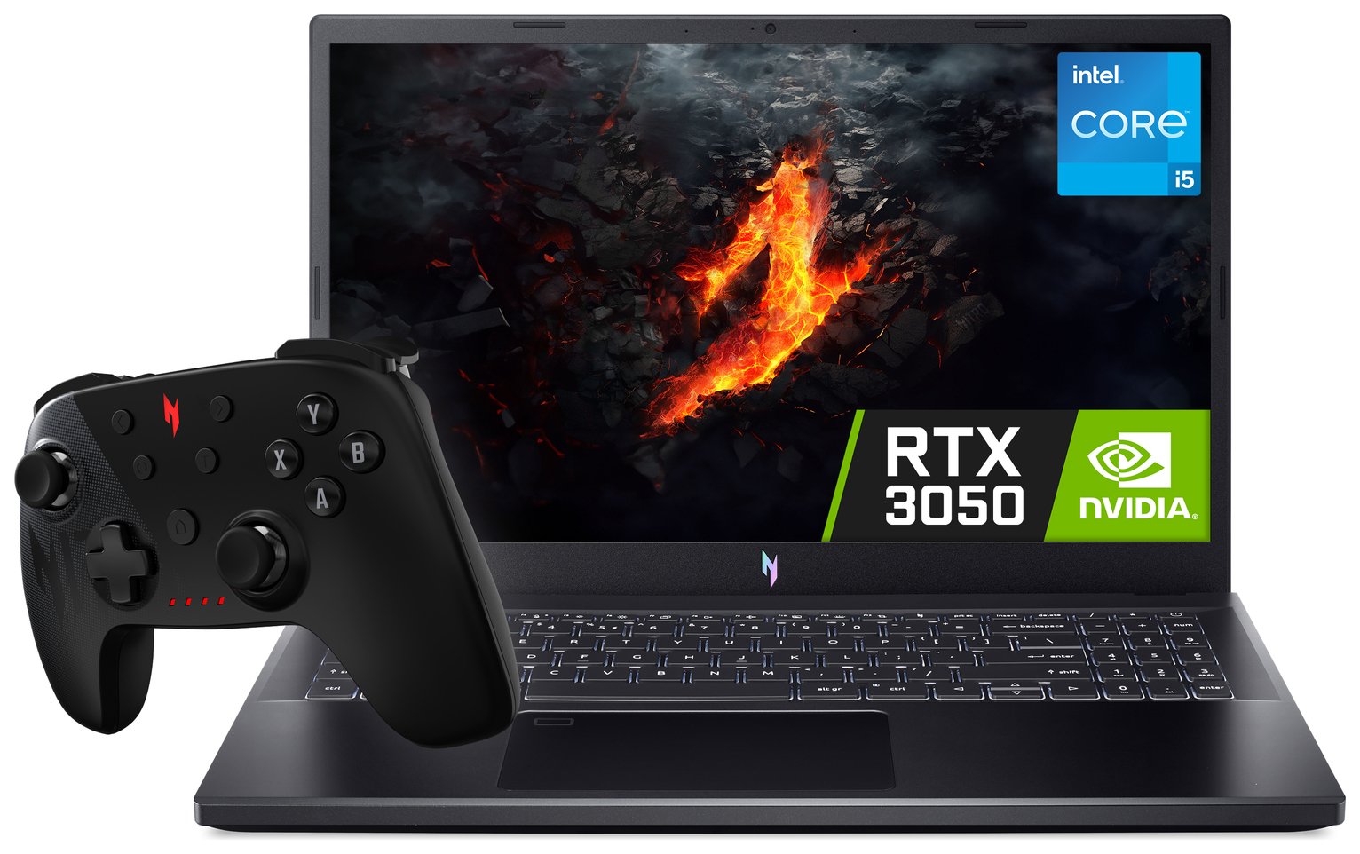 Acer V15 15.6in i5 8GB 512GB RTX3050 Gaming Laptop Bundle