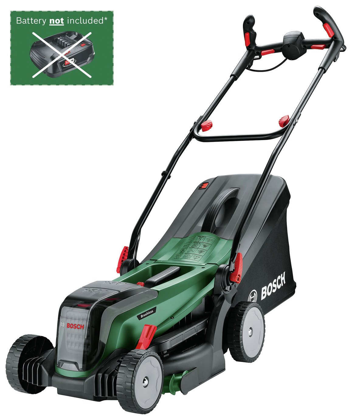Bosch Universal Rotak 37cm Cordless Lawnmower - 18V