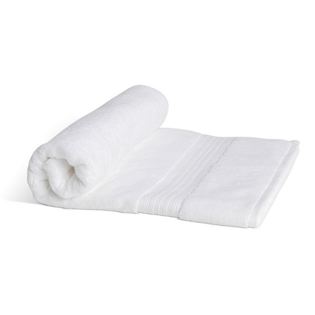 Buy Habitat Egyptian Cotton Bath Towel White Bath towels Argos