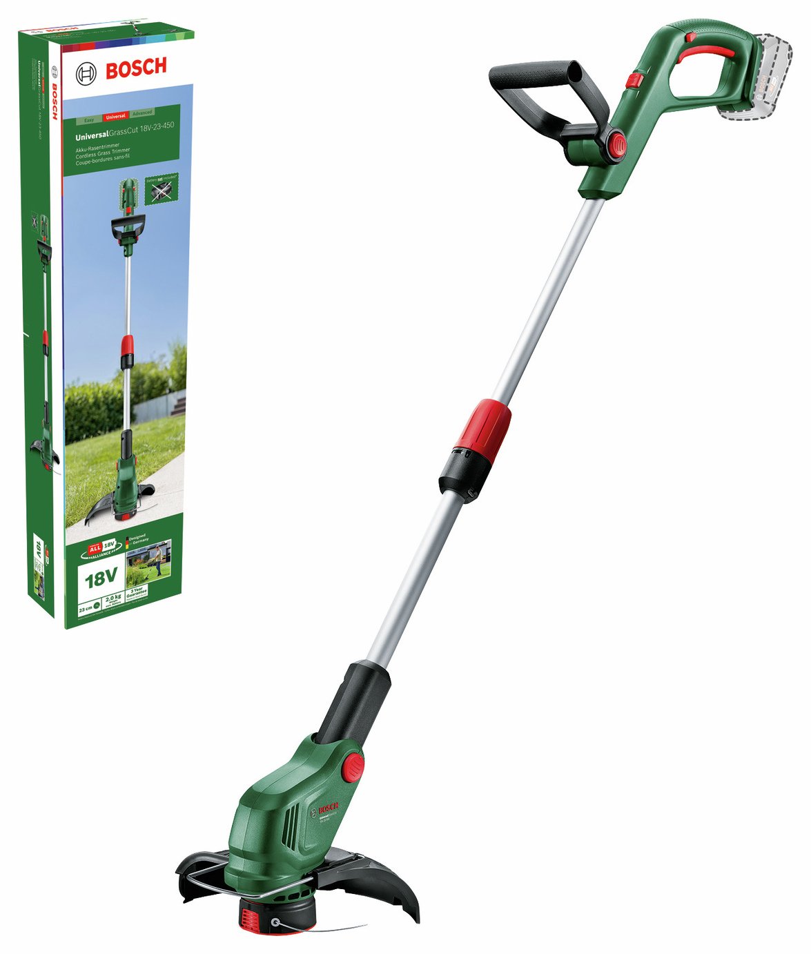Bosch Universal 23cm Cordless Grass Trimmer - 18V