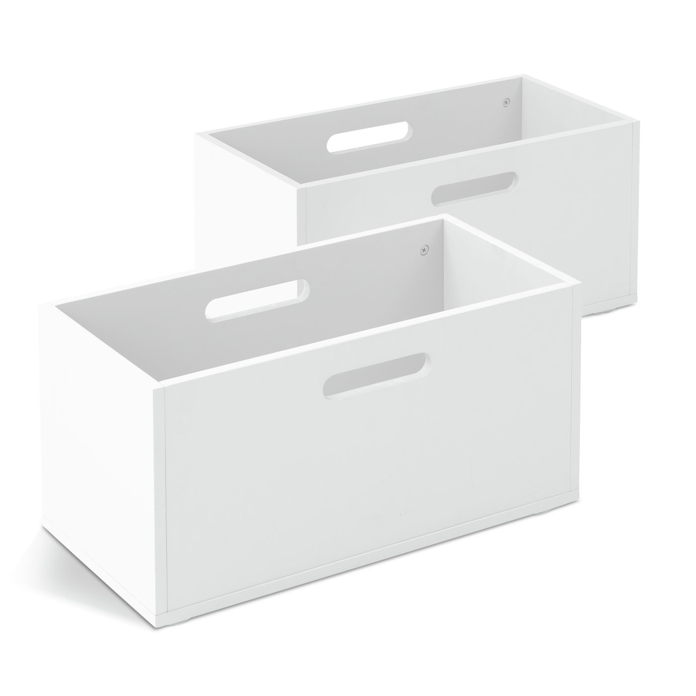 Habitat Henri 2 Storage Boxes - White