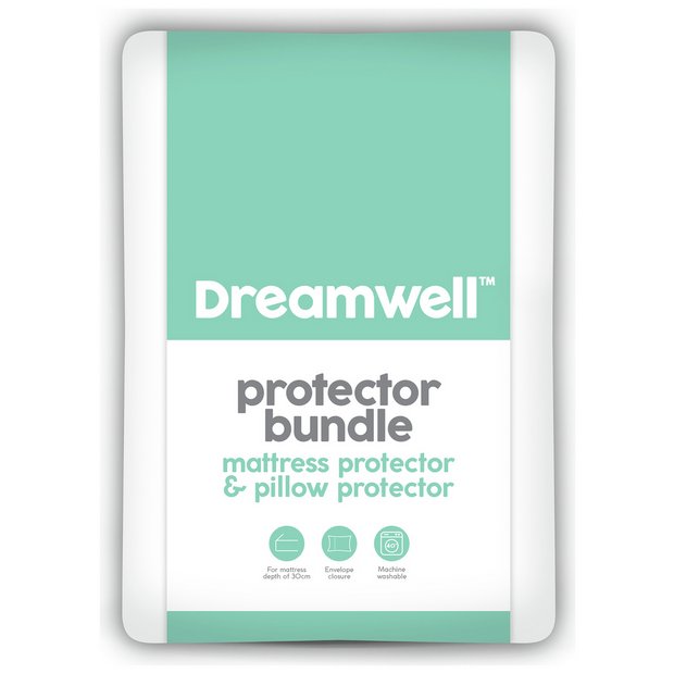 Buy Dreamwell Mattress Pillow Protector Bundle Single Pillow protectors Argos