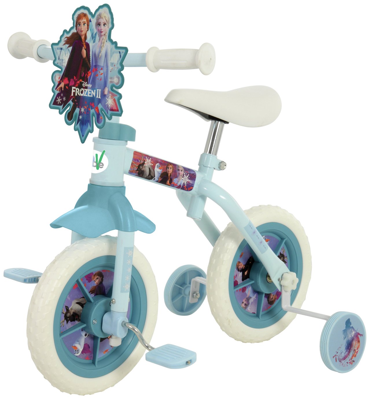 Frozen 2-In-1 10 Inch Wheel Size Kids Balance Bike