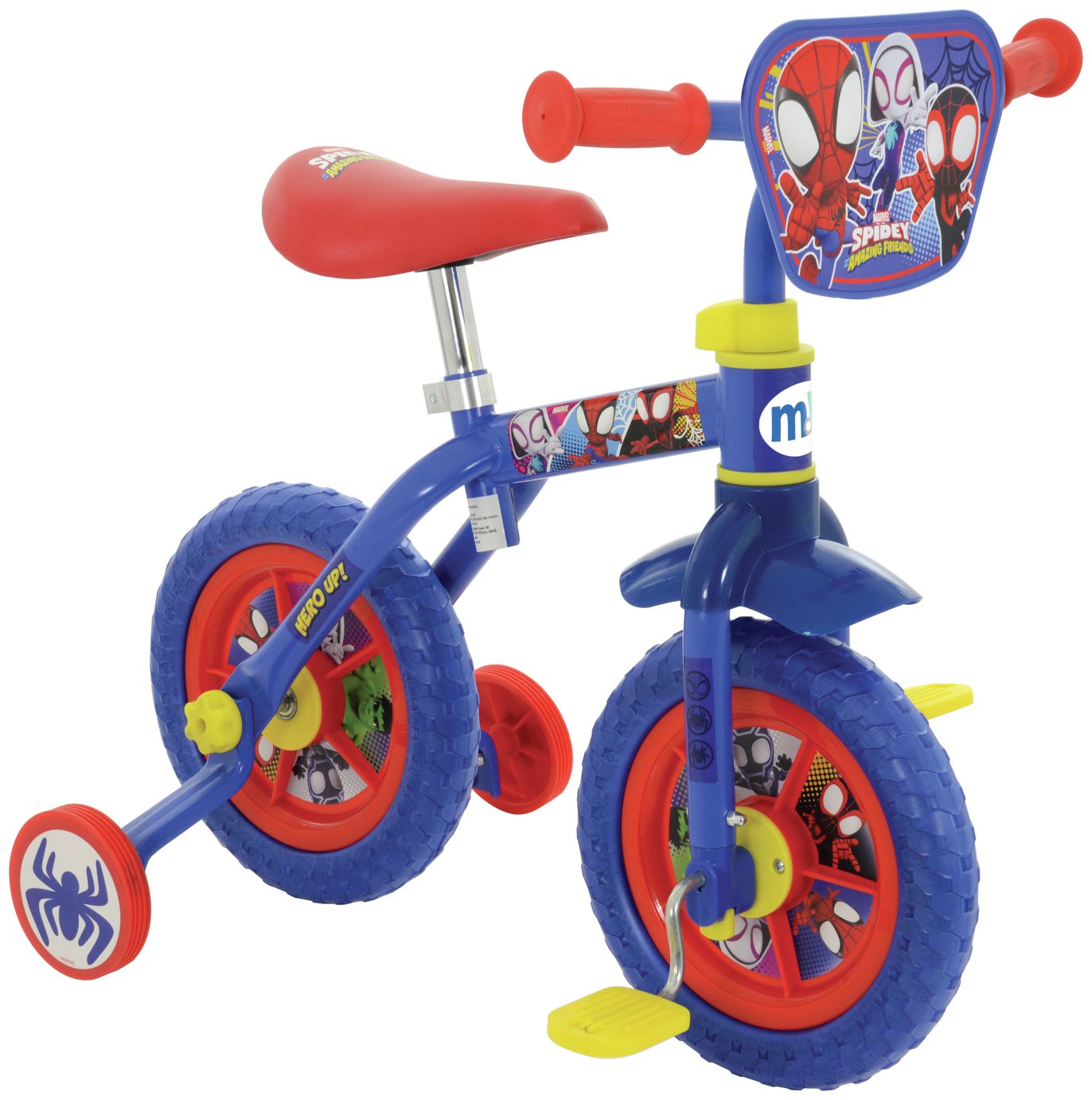 Spidey & His Amazing Friends 2-in-1 10" Kids Balance Bike