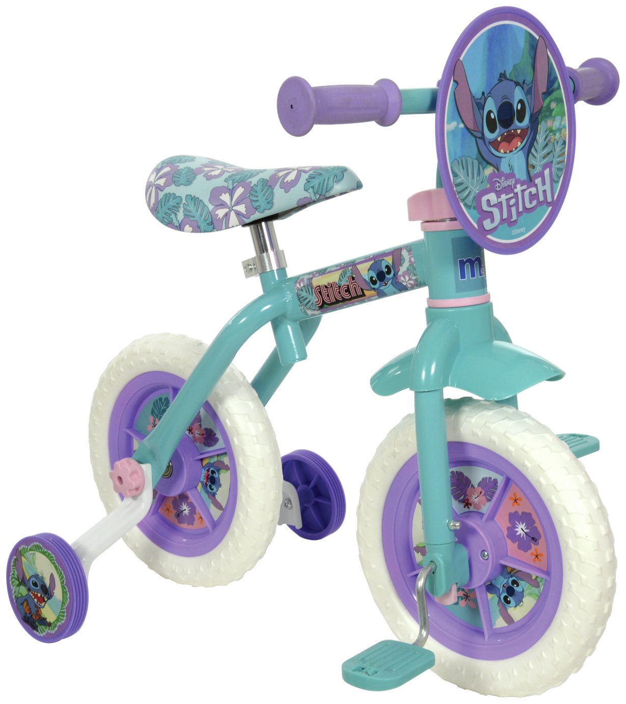 Disney Stitch 2-In-1 10 Inch Wheel Kids Balance Bike