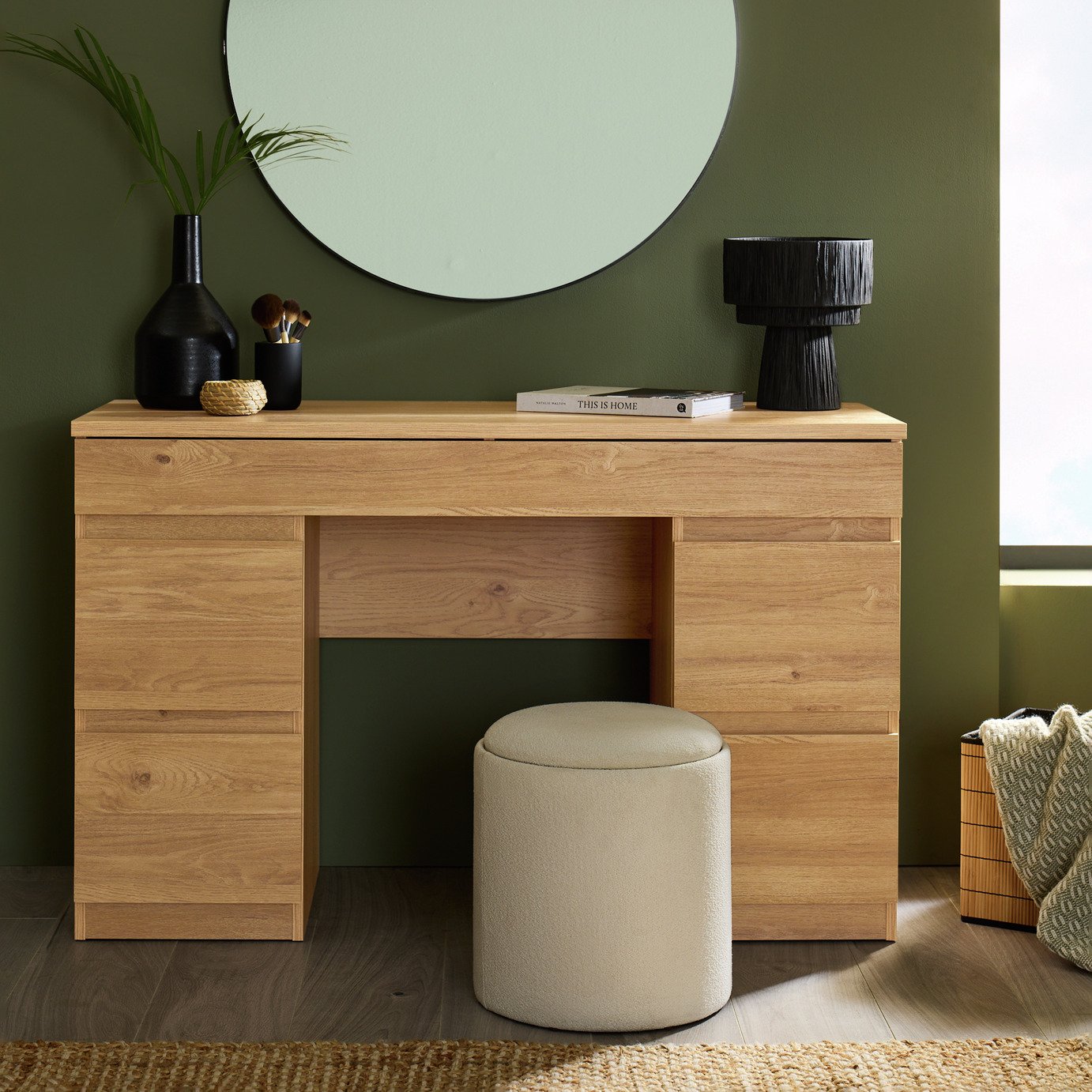 Argos Home Jenson Double Pedestal Dressing Table