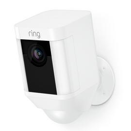 Ring Spotlight Cam Battery Security Camera- White