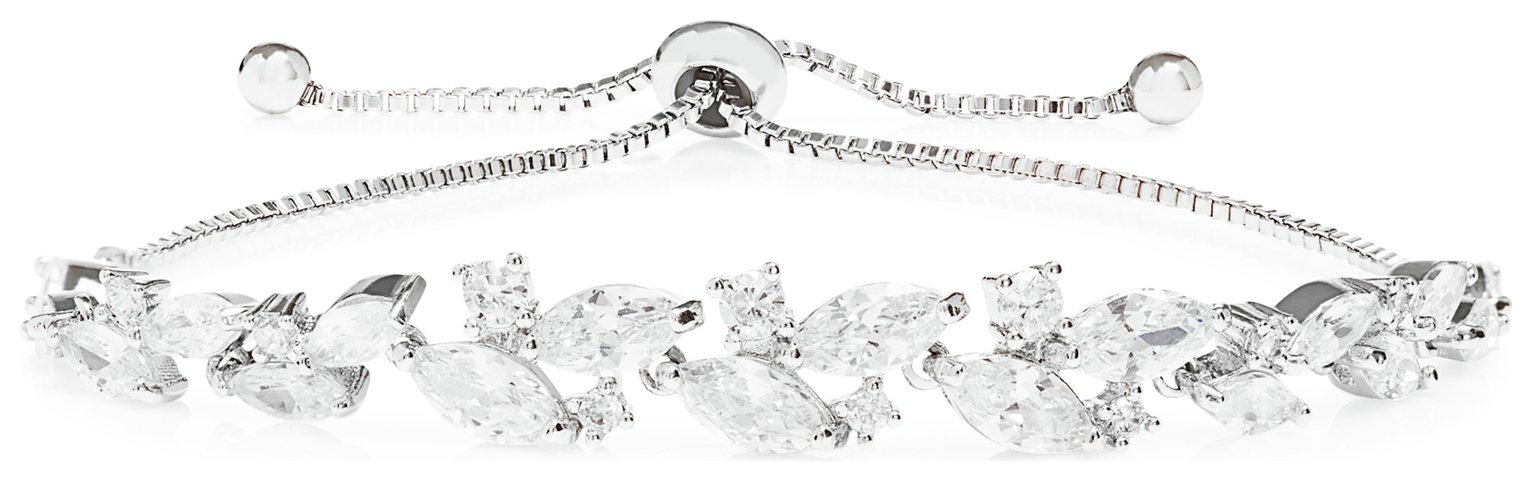 Jon Richard Cubic Zirconia Mixed Stone Bracelet