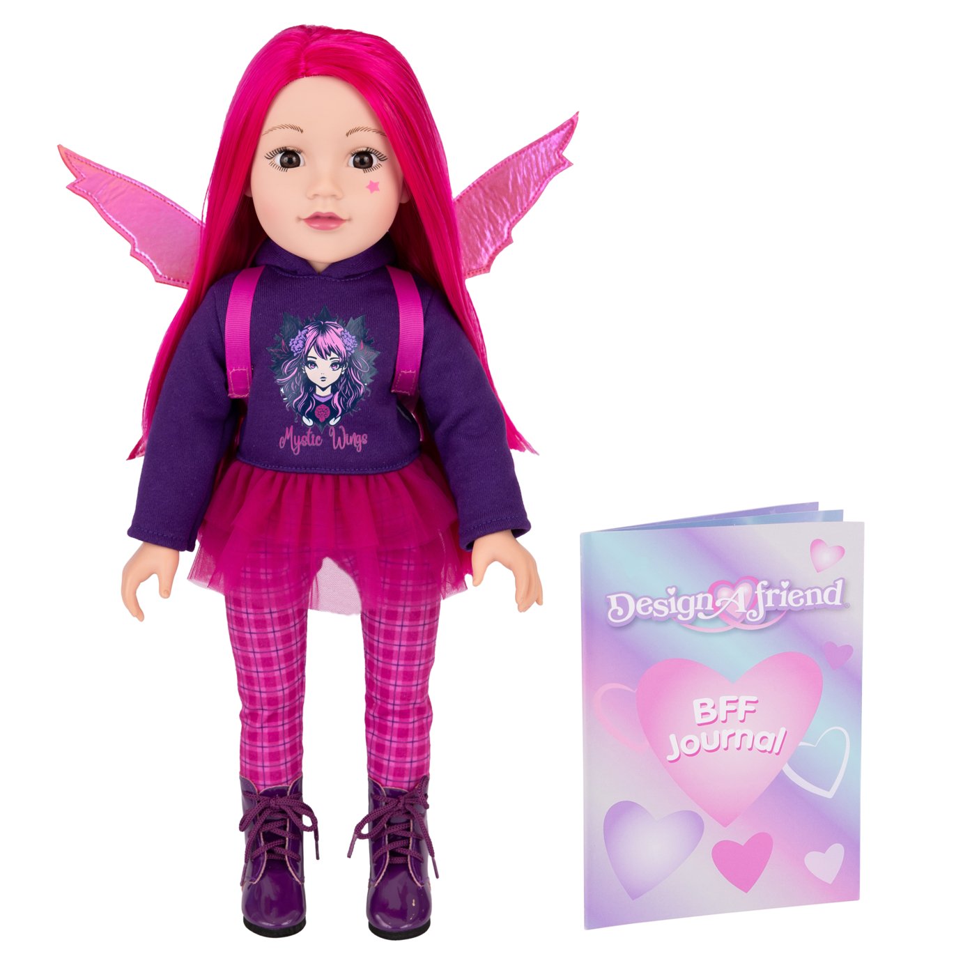 DesignAfriend Maia Mystical 18 Inch Doll Set