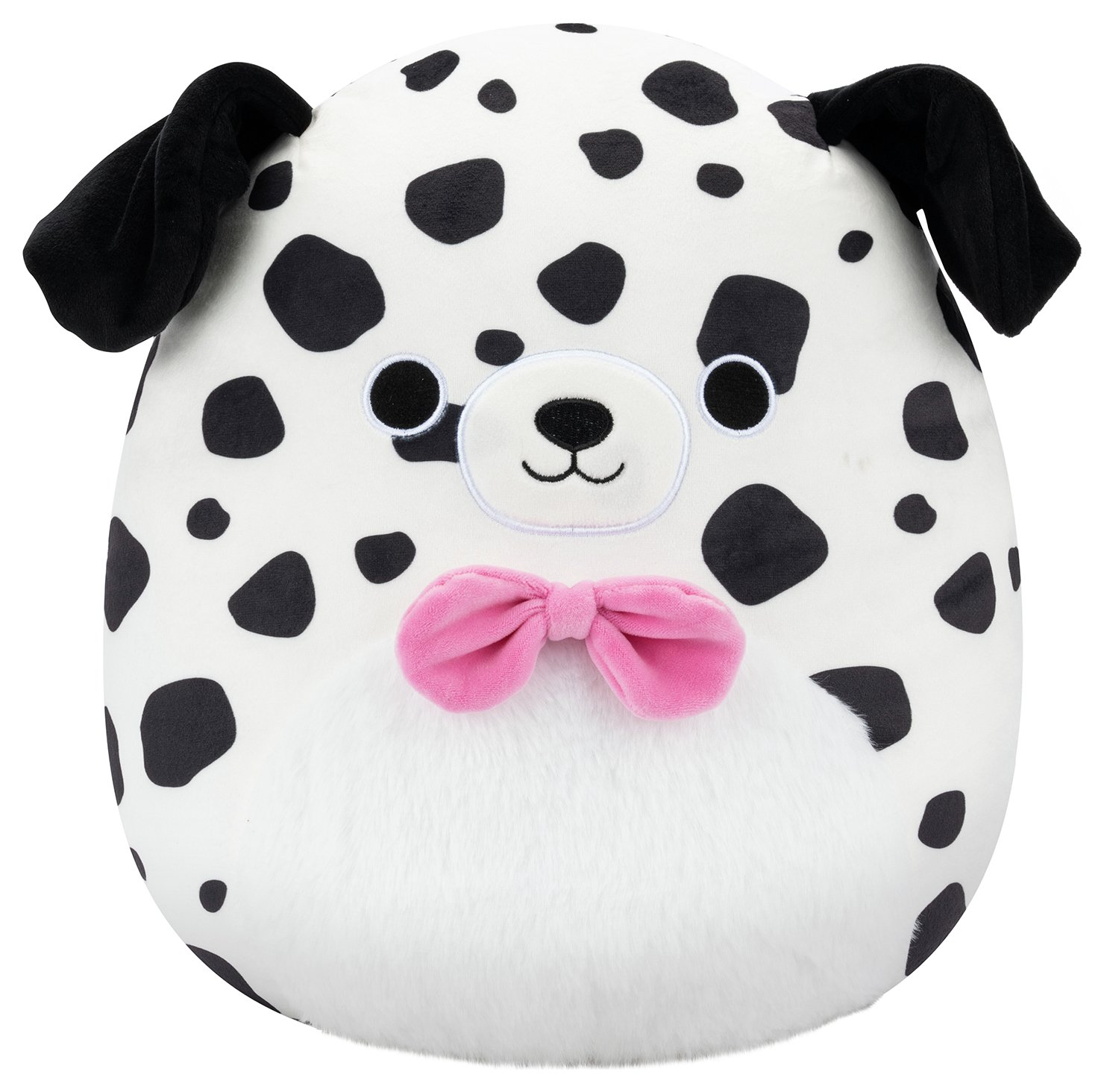 Squishmallows 12 inch Dustin White Dalmatian Plush