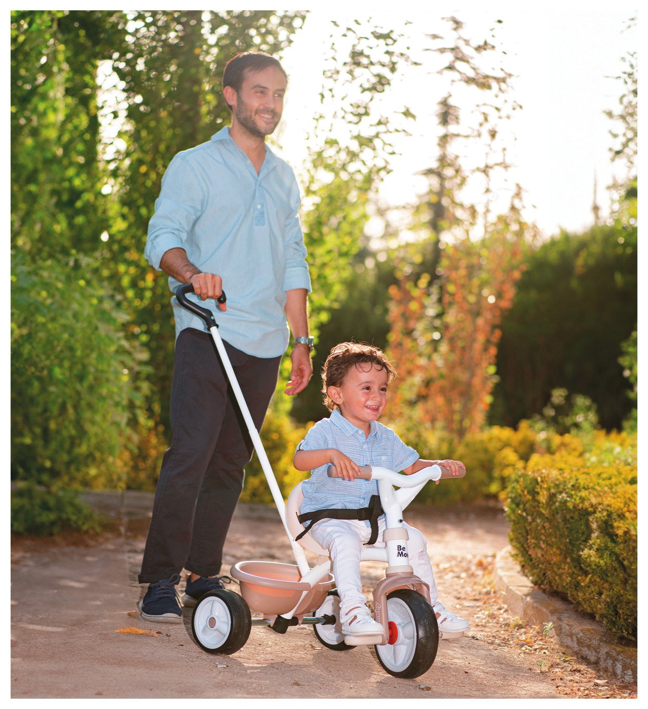 Smoby 2-in-1 Tricycle Ride-On - Beige