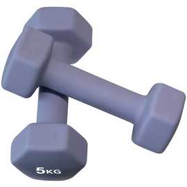 Pro Fitness Neoprene Dumbbells - 2 x 5kg