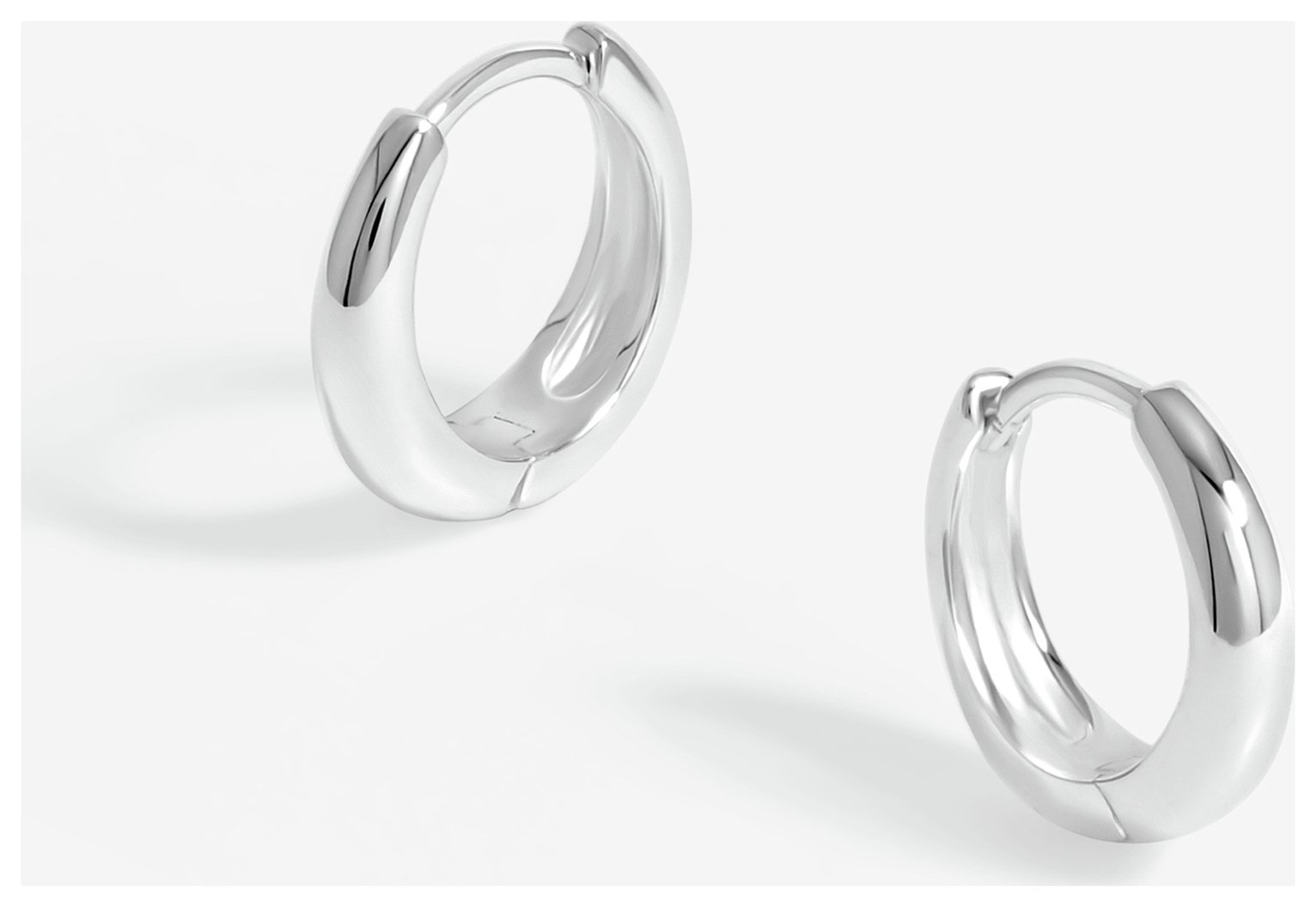 Simply Silver Sterling Silver Mini Hoop Earrings