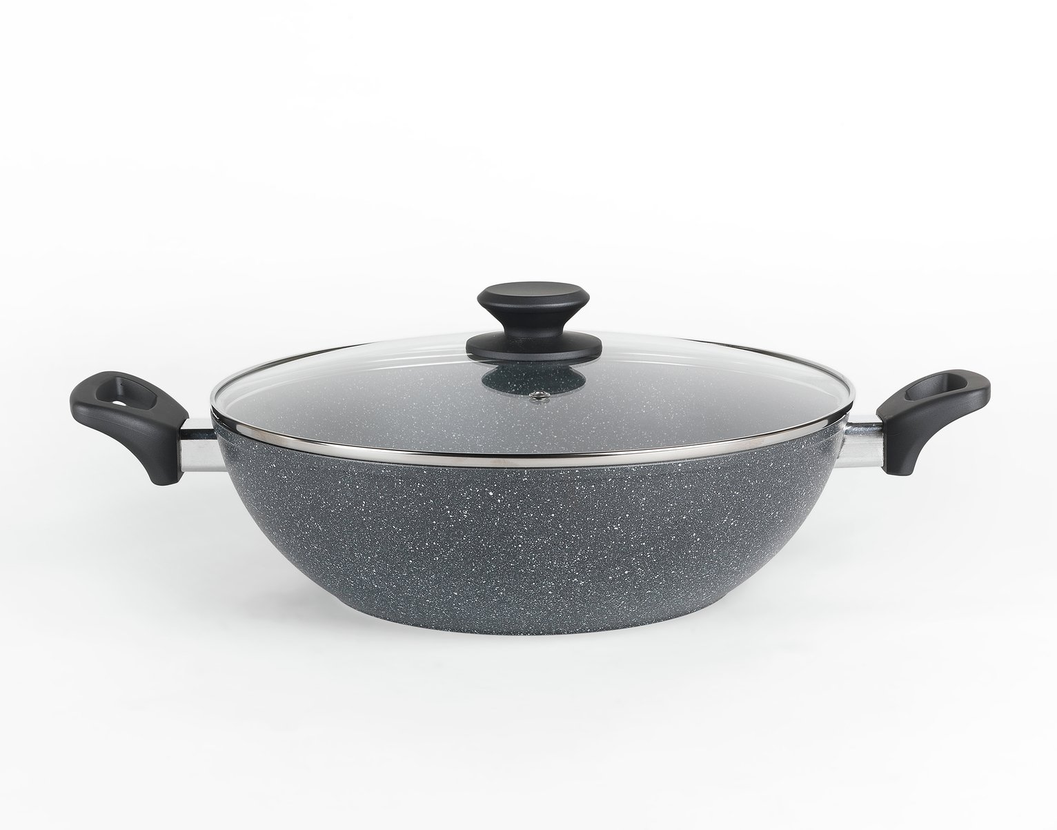 Salter Marblestone 30cm Easypour Family Pan