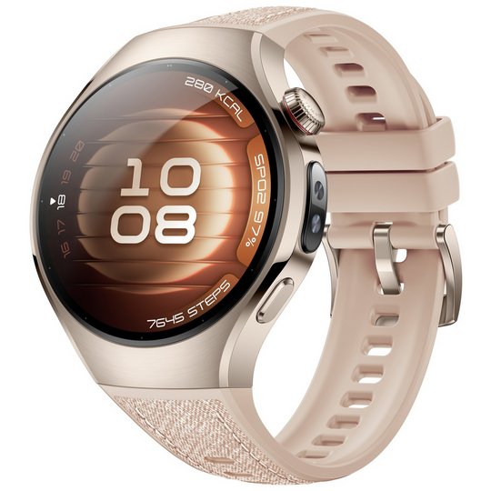 HUAWEI Watch 5 42mm Wi-Fi Smart Watch Stainless Steel Beige