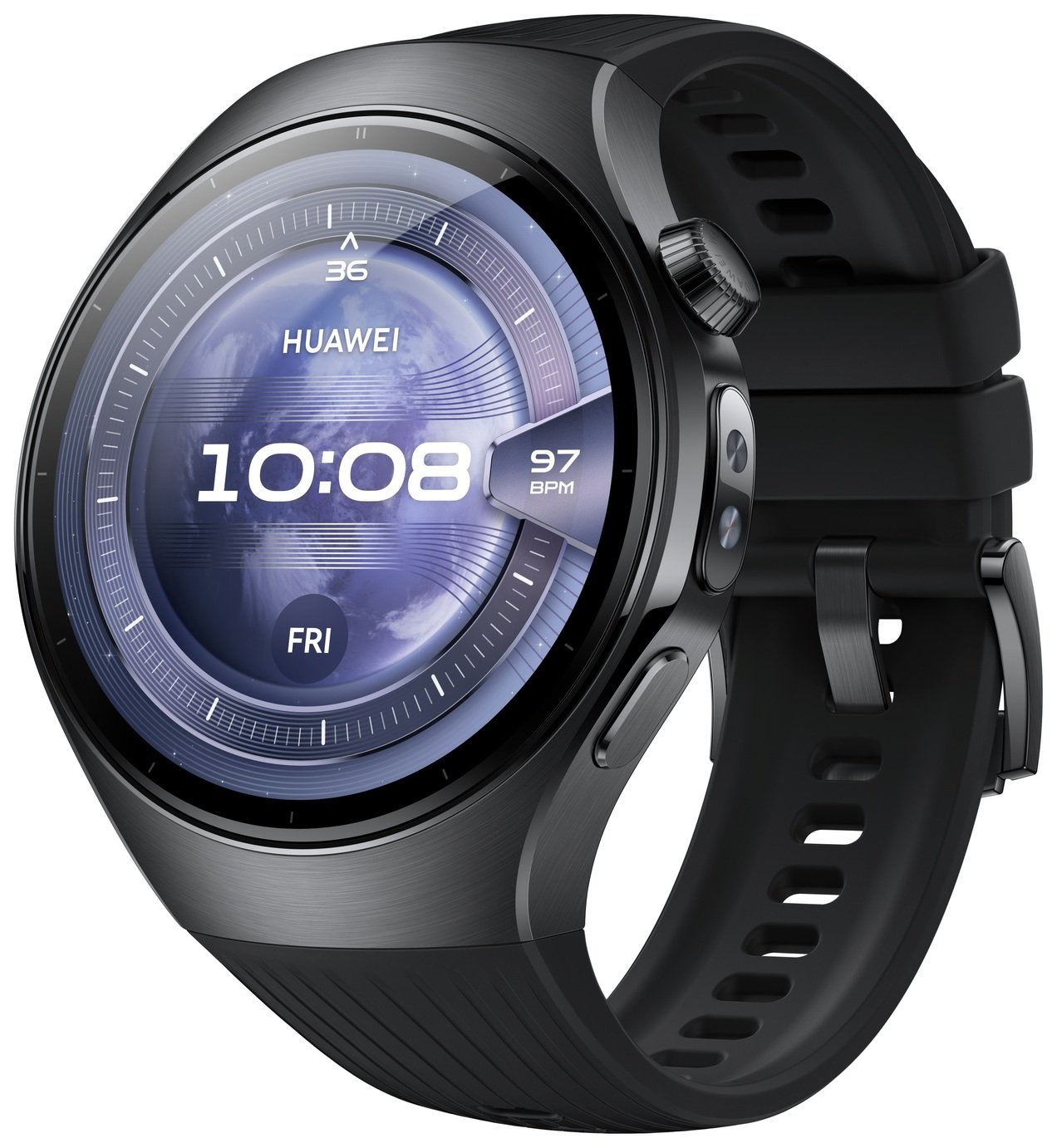 HUAWEI Watch 5 46mm Wi-Fi Smart Watch - Black