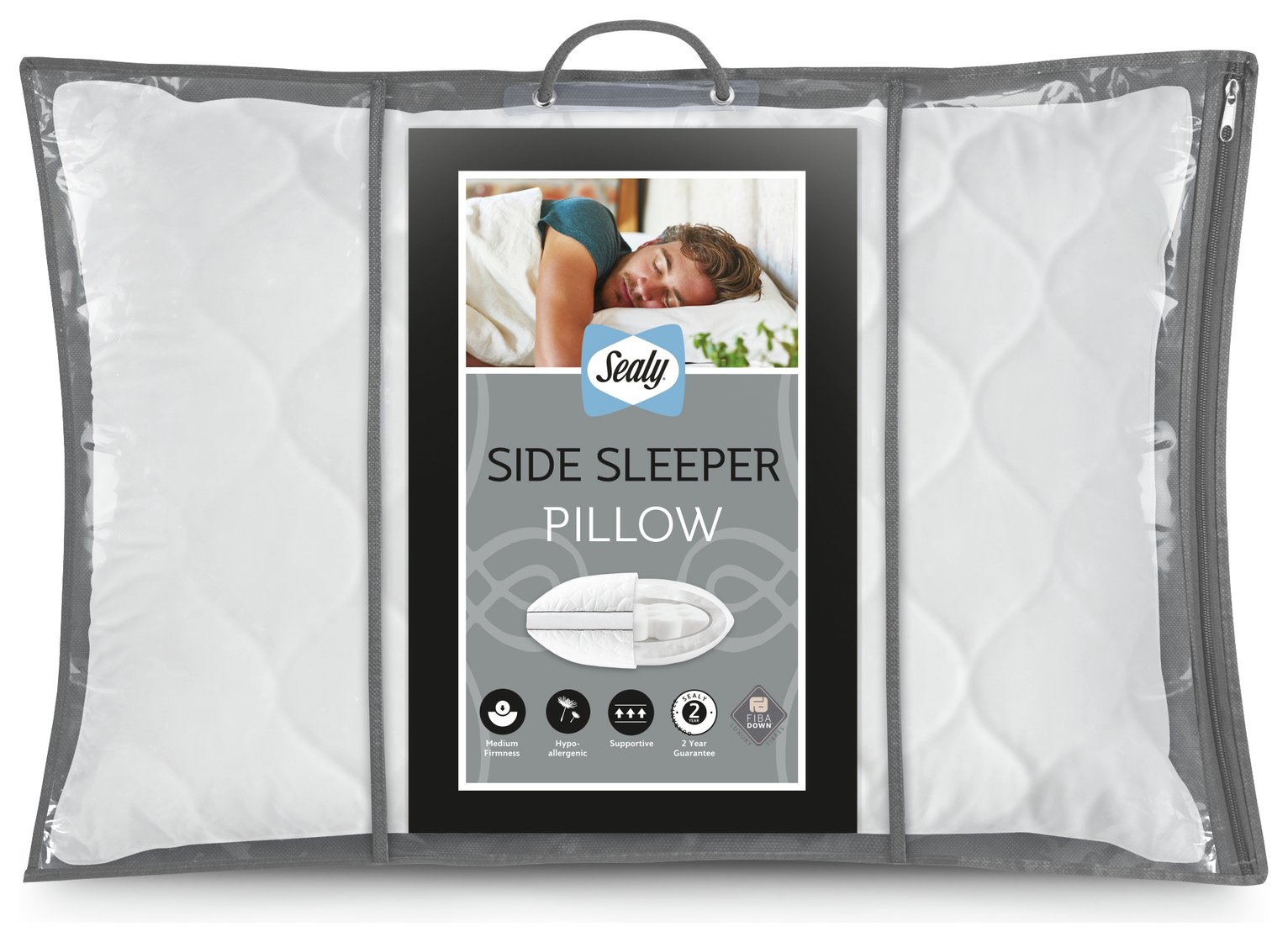 Sealy Side Sleeper Medium Firm Pillow
