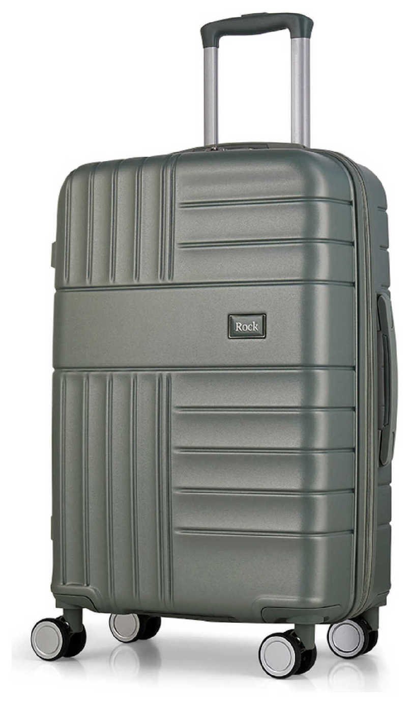 Rock 8 Wheel Hard Suitcase - Sage Green