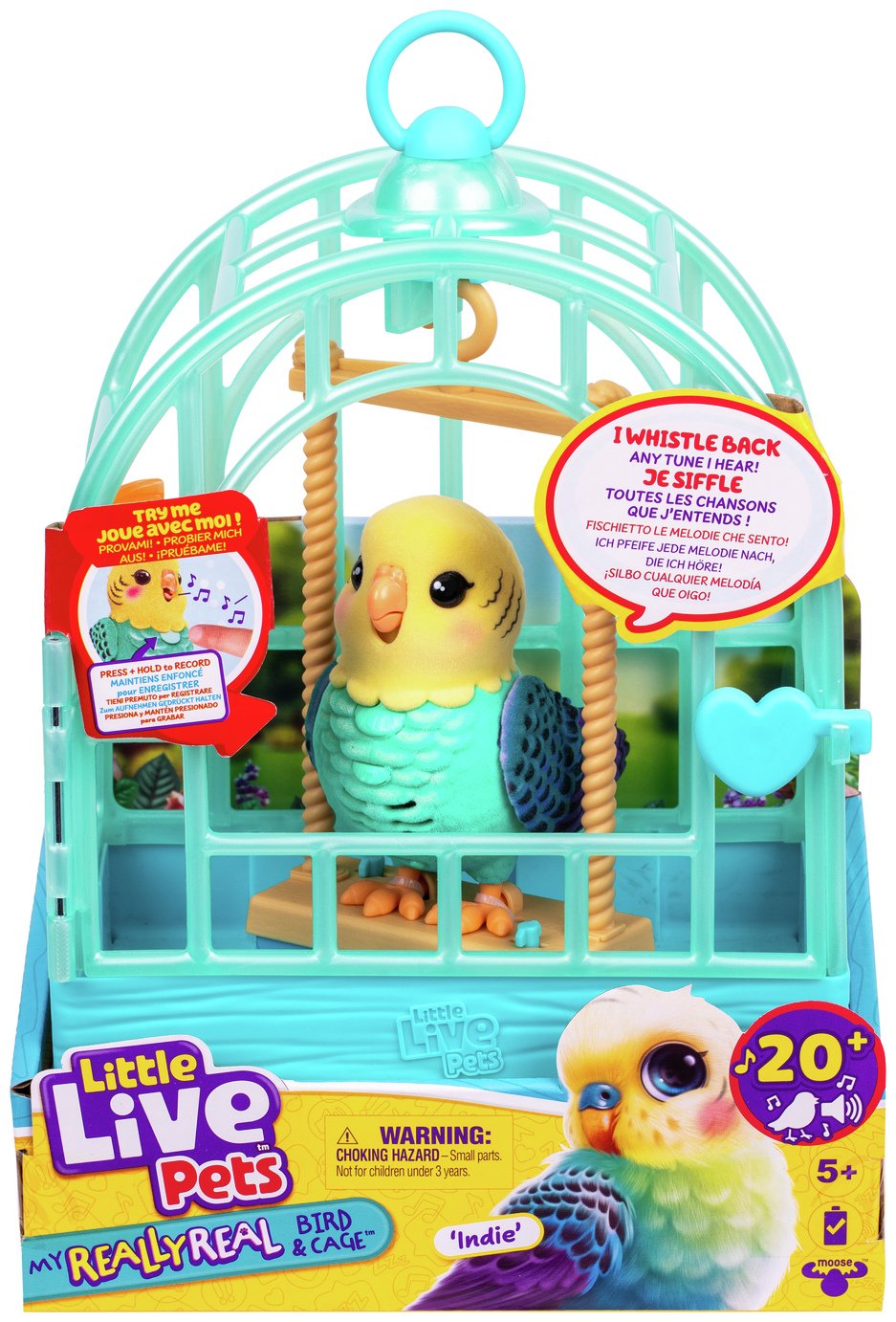 Little Live Pets My Really Real Bird & Cage - Indie